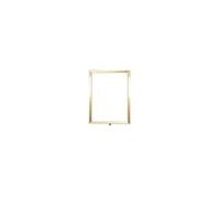 5 Star Standard Vertical A4 Sign Frame Brass for Rope Barriers