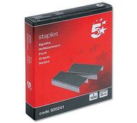 5 Star Staples 23/12 Galvanised Steel Wire Staples (1000 Pack) Precision Chisel Point Strong & Jam-Resistant
