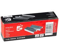 5 Star Staples 26/6 Standard (5000 Pack) Staples for Staple Gun Heavy Duty Galvanised Steel Wire Staples