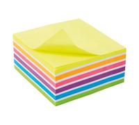 5 Star Office 940554 76 x 76 mm Re-Move Rainbow Cube Sticky Note