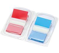 5 Star Index Flags 25mm - Red/Blue - Pack of 2