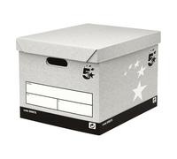 5 Star Storage Box and Lid Self-Assembly 336x391x285mm (Pack of 10) 908978 908978