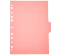5 Star Subject Dividers Multipunched Manilla Board 5-Part A4 Assorted [Pack of 50]