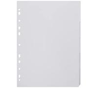 5 Star Subject Dividers Multipunched Manilla Card 5-Part A4 White [Pack 10]