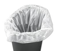 5 Star Facilities Swing Bin Liners Light Duty 40 Litre Capacity White (Pack of 1000)
