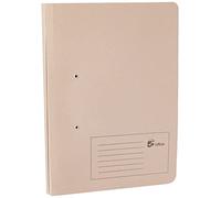 5 Star Transfer Spring File with Pocket 315gsm 38mm Foolscap Buff [Pack of 25]