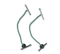 5 Star Treasury Tags Metal-ended 63mm Green [Pack of 100]