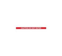 5 Star Twin Black Post Barrier Caution Do Not Enter Red/White Pk 2