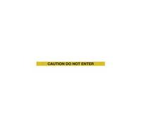 5 Star Twin Black Post Barrier Caution Do Not Enter Yellow/Black Pk 2