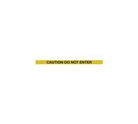 5 Star Twin Red Post Barrier Caution Do Not Enter Yellow/Black Pk 2