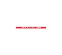 5 Star Twin Red Post Caution Do Not Enter Red/White 3.4m (Pack 2)
