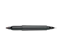5 Star Elite Twin Tip Permanent Marker 1.5mm and 0.4mm Line Black [Pack 12]