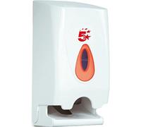 5 Star Twin Toilet Roll Dispenser, Multi-Colour