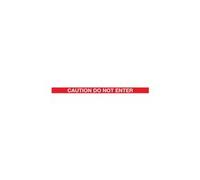 5 Star Twin Yellow Post Barrier Caution Do Not Enter Red/White Pk 2