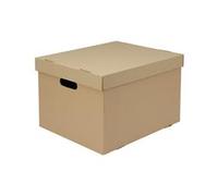5 Star Storage Box 00900 – FSC, 100% PCW, With Lid, Brown 281x255x330mm Pack of 10