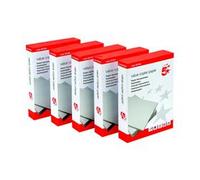 5 Star 397921 Office Value Copier Paper Multifunctional Ream-Wrapped 75gsm A4 White - 1 box containing 5 Reams of 500 sheets
