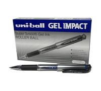 Uni-ball Gel Rollerball UM153S Impact 1.0mm Tip (0.6mm line) Blue Pack of 12