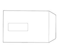 5 Star Value Envelopes Pocket Press Seal Window 90Gsm C5 White