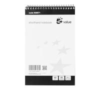 5 Star Value Shorthand Pad Wirobound 60gsm Ruled 160pp(Pack of 10)
