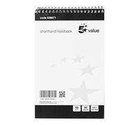 5 Star Value Shorthand Pad Wirobound 60gsm Ruled 160pp(Pack of 10)