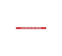 5 Star WeatherMaster Black Post Caution Do Not Enter Red/White Pack 2