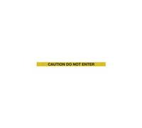 5 Star WeatherMaster Black Post Caution Do Not Enter Yellow/Black Pk 2