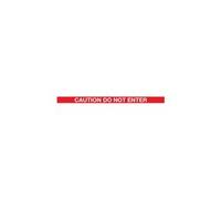 5 Star WeatherMaster Yellow Post Caution Do Not Enter Red/White Pk 2