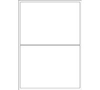 5 Star White Laser Labels 199.6x143.5mm 2-label sheets - 100 Sheets