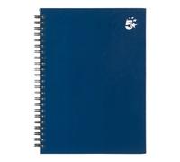 5 Star Wirebound Hardback Notebook Ruled A5 140 Page Indigo (Pack of 5) 943458