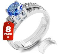 5 STARS UNITED Ring Adjuster for Loose Rings, Size Reducer & Tightener | Invisible Ring Resizer | Fitters for Rings Too Big | Silicone Spacer | Clips & Coils to Make Rings Smaller without Resizing