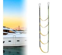5 Steps Boat Ladder Marine Rope Ladder, Boat Rope Ladder, Step Rope Ladder for Boats, Foldable Boat Rope Ladder, Bathing Ladder Boat Removable for Sailing Boats, Inflatable Boats, Kayaks, Canoeing