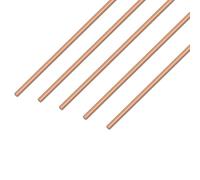 5 Sticks Phosphor Copper Brazing Rods BCuP-2 Low Temperature Self Fluxing Welding Rods for Copper Pipes AirConditioner Refrigerators Pipe Oven - Round 2x500mm