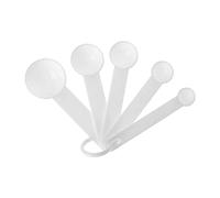 5 Stks/Set Plastic Teaspoon Spoon Set with Scale Baking Color Meter Baking Key Tool Gadgets M5E1 Spoon Plates gram Dash Have for Multicolor Measurement 1ml Sets Oil, Stand a Stainless measurem