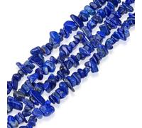 5 Strands Natural Blue Amazonite Gemstone Smooth Free Form 5-8mm Loose Stone Chip Beads (~ 165 Inch Total) for Jewelry Craft Making GZ1-2