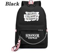 (5 #) Stranger Things Backpack School bag Unisex Travel Laptop Backpack keychain