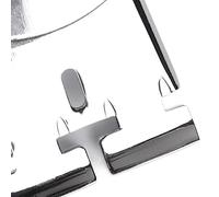 5 String Banjo Tailpiece, Zinc Alloy Chrome Tailpiece Plate with Spring Action Cover, Standard Replacement for Bluegrass and Folk Banjos