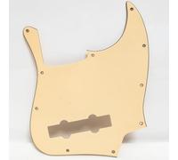 5-String Bass Pickguard 10-Hole Replacement Scratch Plate for Fender Jazz Bass, Pick Guard with Mounting Screws (SN6)