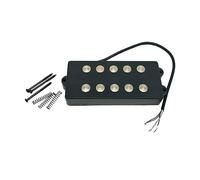 5 String Bass Pickup Set Mini Double Coil Pickup with Spring and Screws Guitar Mounting Accessories for Electric Bass Bass Bass Pickup 5 String Bass Pickup Set Mini Bass Bridge Pickup