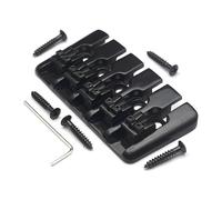 5 String Electric Bass Bridge Vintage Rock Saddle Base Bridge Bottom Through String Base Fixed Bridge Easy Installation