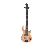 5-String Electric Bass Guitar, Natural Wood Finish, Affordable and Professional OEM Bass Guitar for Beginners and Experts