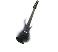 5 String Electric Violin 4/4 Flame Guitar Shape Solid Wood Powerful Sound Solid Maple Construction