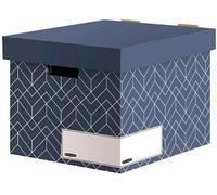 Bankers Box Decor Storage Box Urban Slate Blue (Pack of 5) 4483701