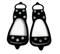 5-Stud Anti-Slip Climbing Crampons Winter Ice Cleats Crampons Anti Slip Snow Grips Unisex 5/8 Teeth For Hiking Camping Climbing Traction Spikes Silicone Gear for Ice & Snow(8-claw M 35-40)