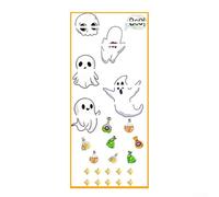 5 Styles Guitar Fretboard Sticker for 38-42 Inch Acoustic Electric Guitar and 26 Inch Ukulele, Decorative Neck Label Replacement Part(A)