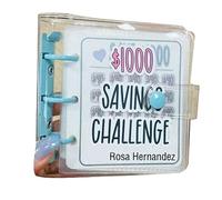 5 Styles Miniature Budget Book Binders Savings Challenge $150/300/ /1000 Saving Money Budgets Binders Notebook Budget Notebook Binder