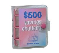5 Styles Miniature Budget Book Binders Savings Challenge $150/300/ /1000 Saving Money Budgets Binders Notebook Budget Notebook Binder