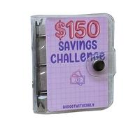 5 Styles Miniature Budget Book Binders Savings Challenge $150/300/ /1000 Saving Money Budgets Binders Notebook Budget Notebook Binder