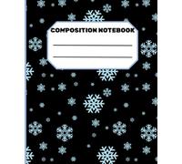 5 Subject Notebook with Dividers - 300 Pages, 7.5 x 9.25 Inch, Snowflake Cover: Multi-Subject School Notebook with Ruled, Blank & Science Pages | Perfect for Students, Math, Science, and Class Notes