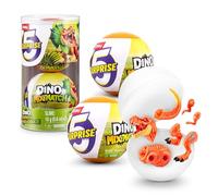 5 Surprise 2 Capsules Dino Mix & Match by ZURU, Collectable Mystery Unboxing for Kids, Realistic Miniature Toy, Playset & Accessories