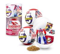 5 Surprise 2 Capsules Transformers Series 1 by ZURU, Collectable Mystery Unboxing for Kids, Realistic Miniature Toy, Playset & Accessories